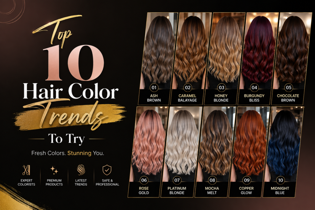 Top 10 Hair Color Trends To Try
