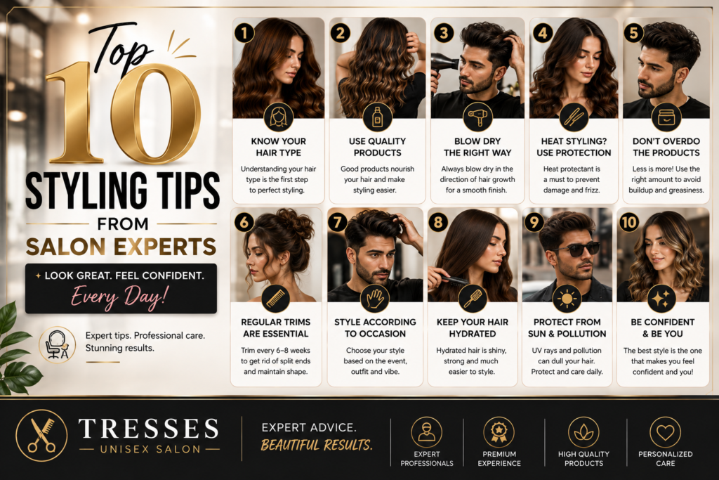 Top 10 Styling Tips From Salon Experts