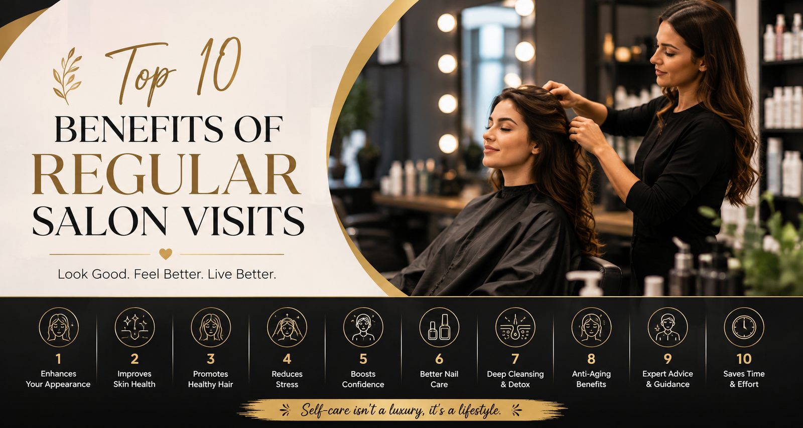 Top 10 Benefits Of Regular Salon Visits